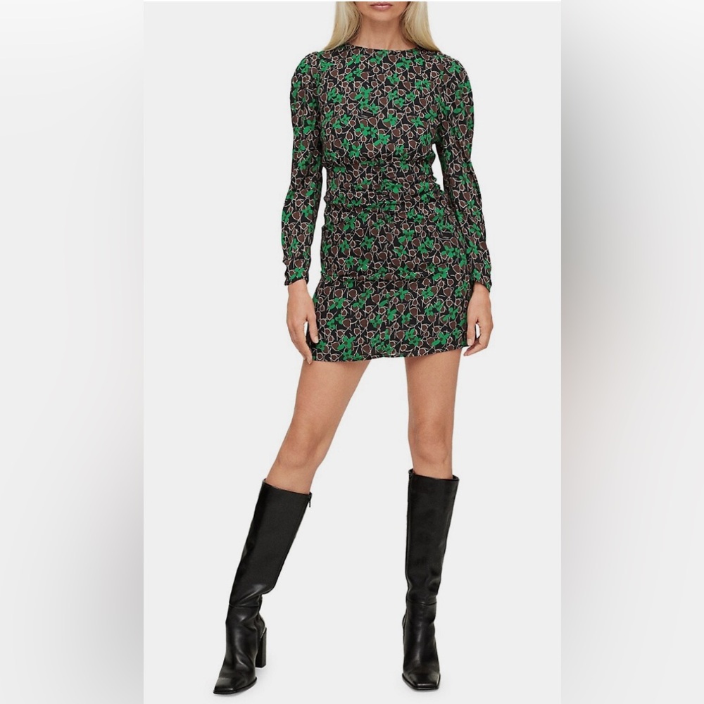 MANGO Floral Print Mini Dress size 2